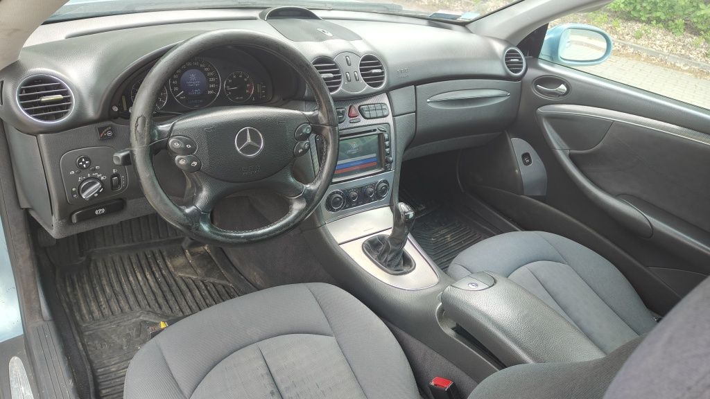 Mercedes CLK200 Kompressor z gazem LPG Android klima 2002r Zamiana