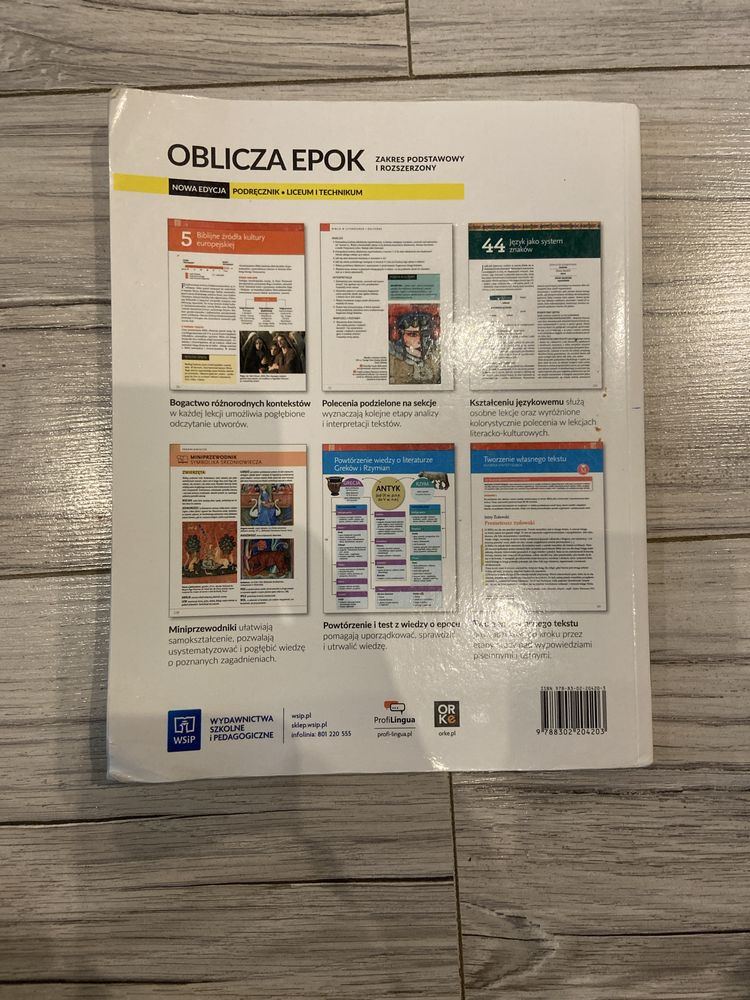 Podręcznik Oblicza Epok 1.1 Nowa Edycja