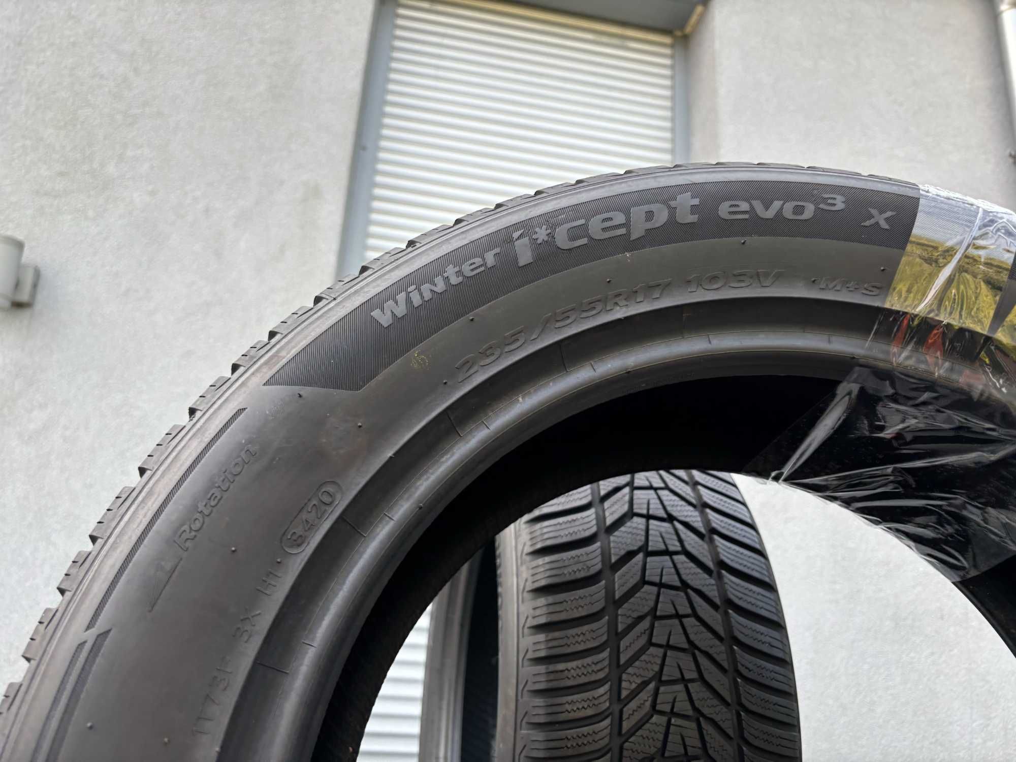 2szt zimowe 235/55R17 Hankook 8mm 2021r świetny stan! Z5439 gwarancja