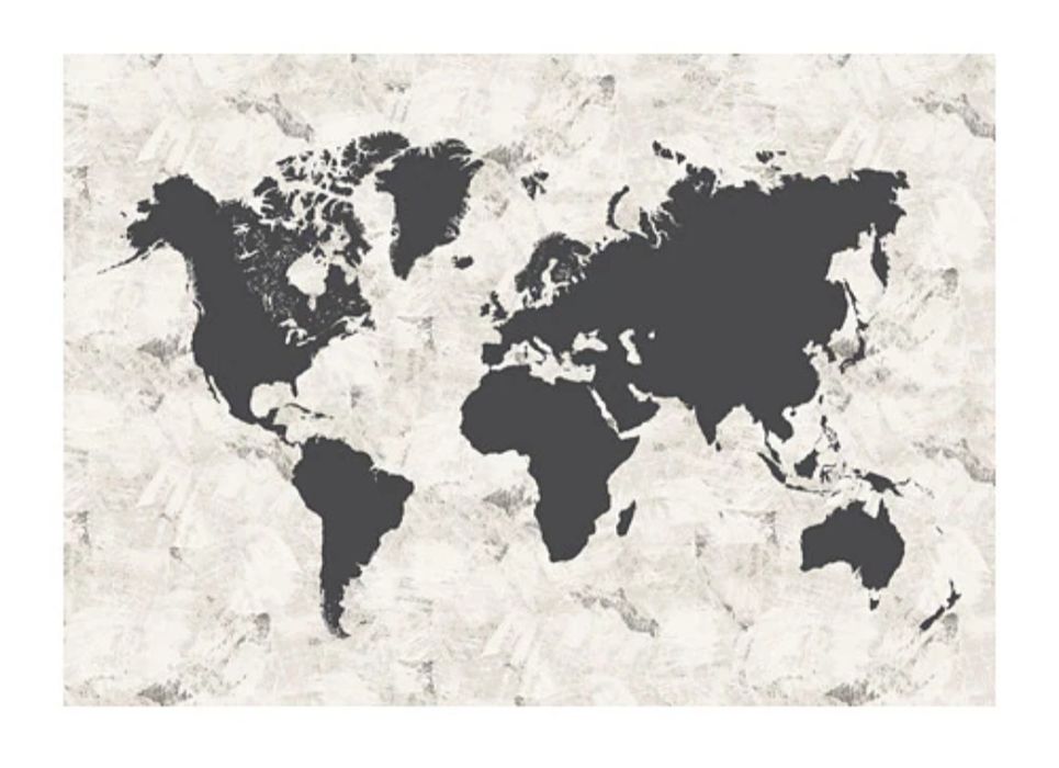 BJÖRKSTA
Obraz, czarno-biała mapa świata, 200x140 cm