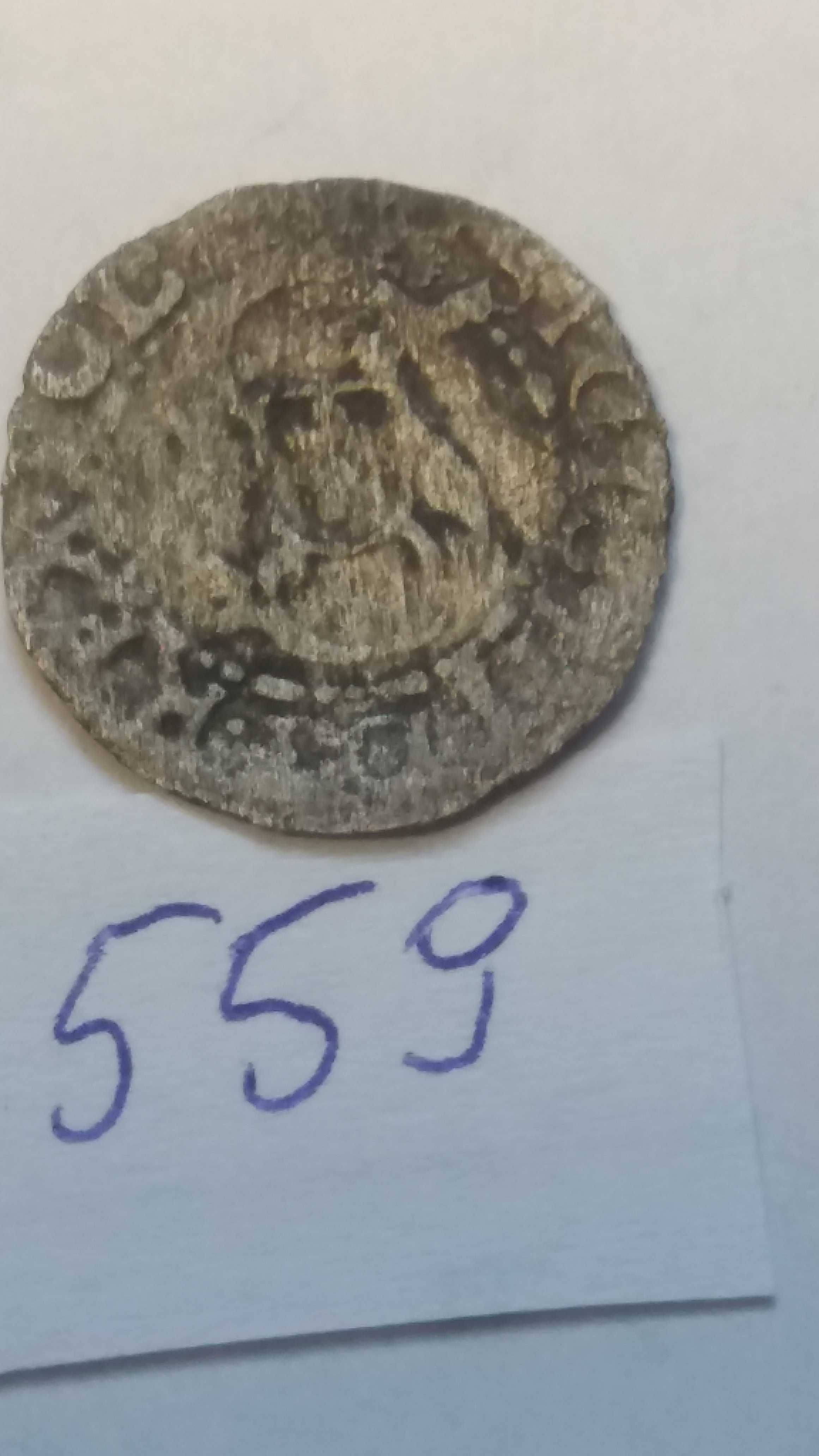 D M559 stara moneta szeląg chyba 1613 snopek Polska Zygmunt Waza