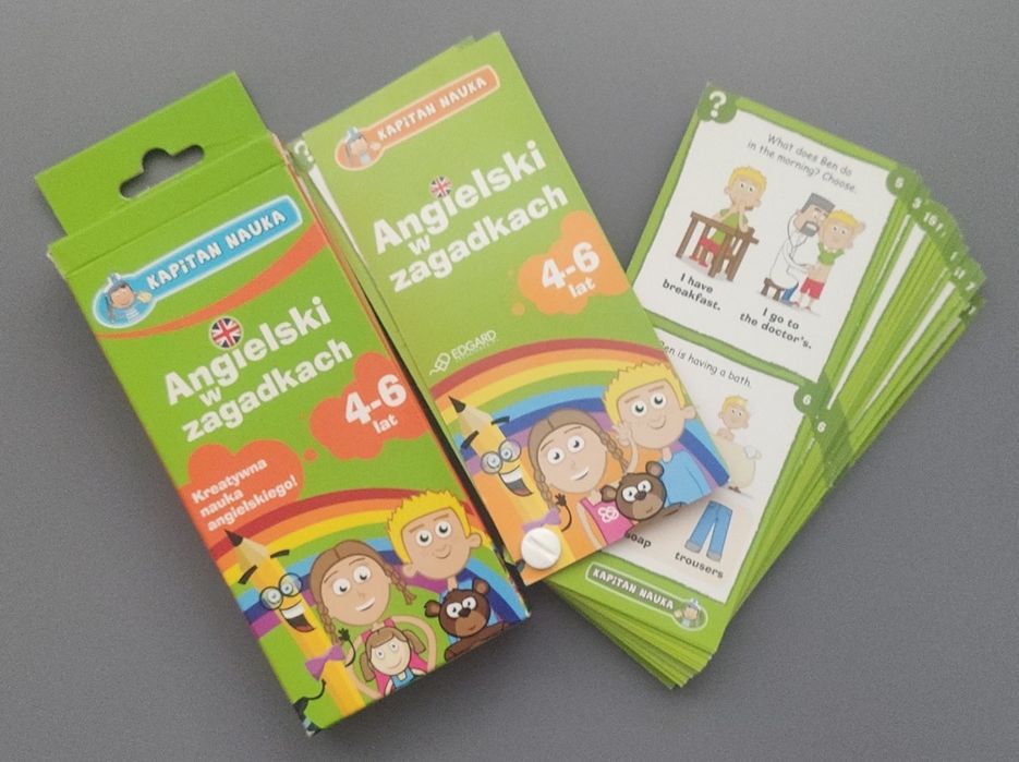 Angielski w zagadkach, 4-6 lat