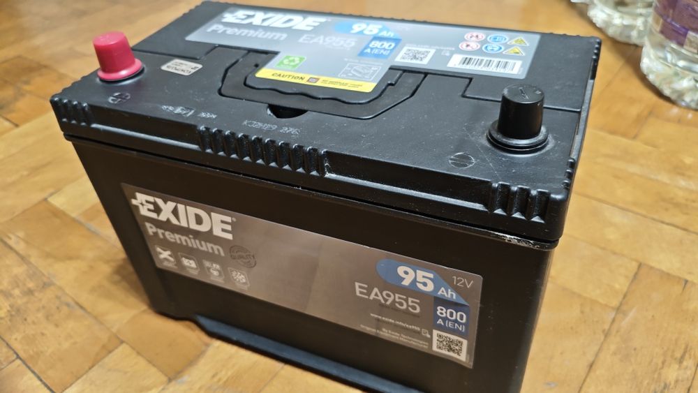 Акумулятор EXIDE PREMIUM 95A (EA955) + новий інвертор + смарт-зарядка