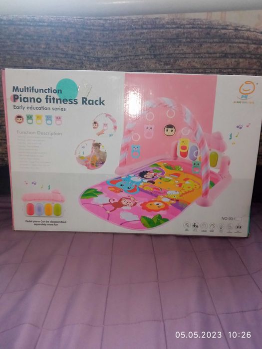 Розвиваючий дитячий музичний килимок