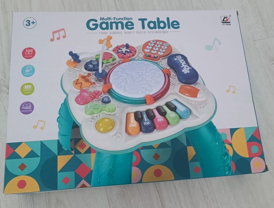 Mesa de atividades para bebé