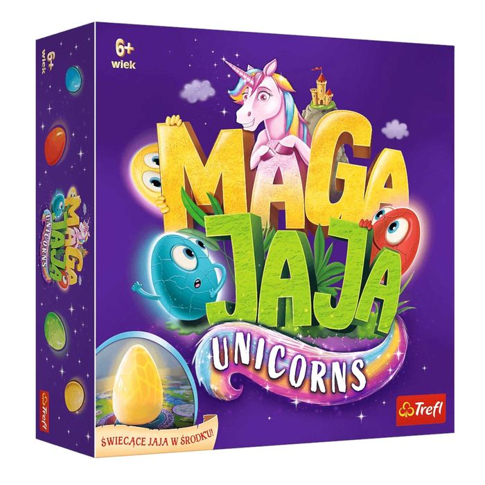 Gra planszowa rodzinna towarzyska TREFL Magajaja Unicorns