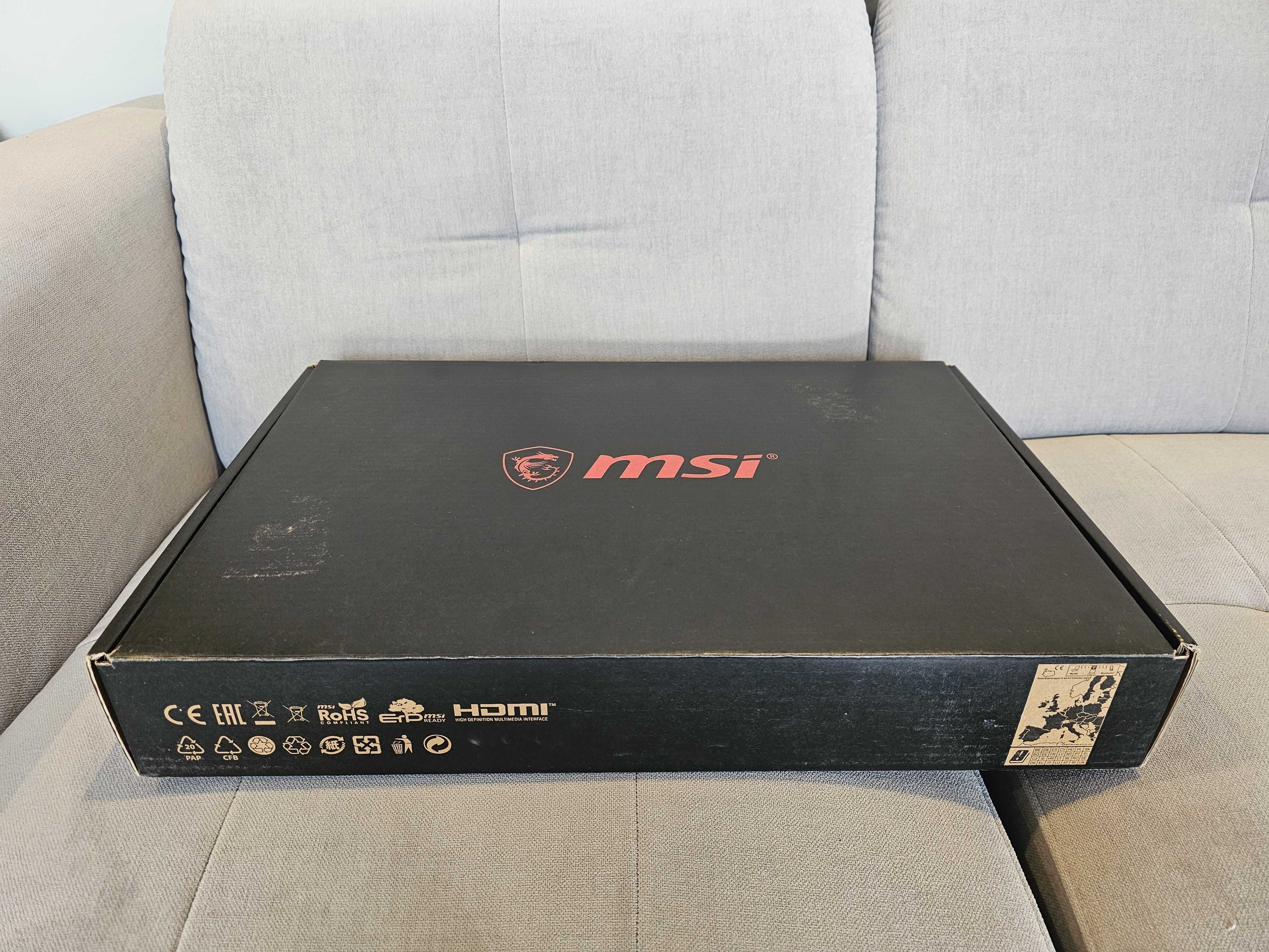 Laptop, netbook gamingowy MSI GL65 15,6" I7, 16GB, 1TB jak nowy