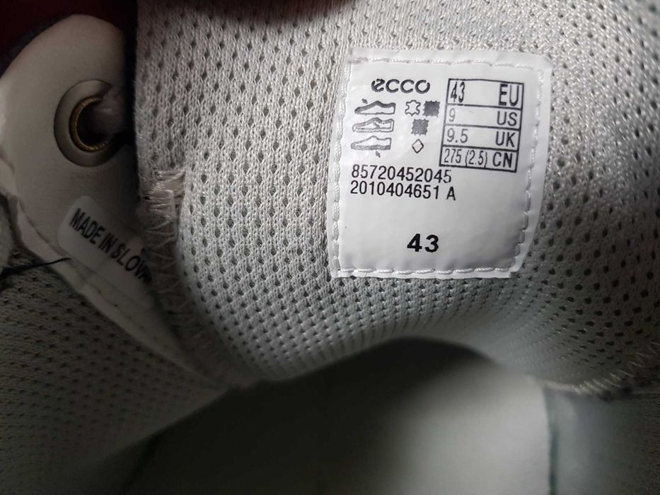 ECCO - DANISH DESIGN / Męskie Sneakersy roz. 43 - 28 cm Ideał