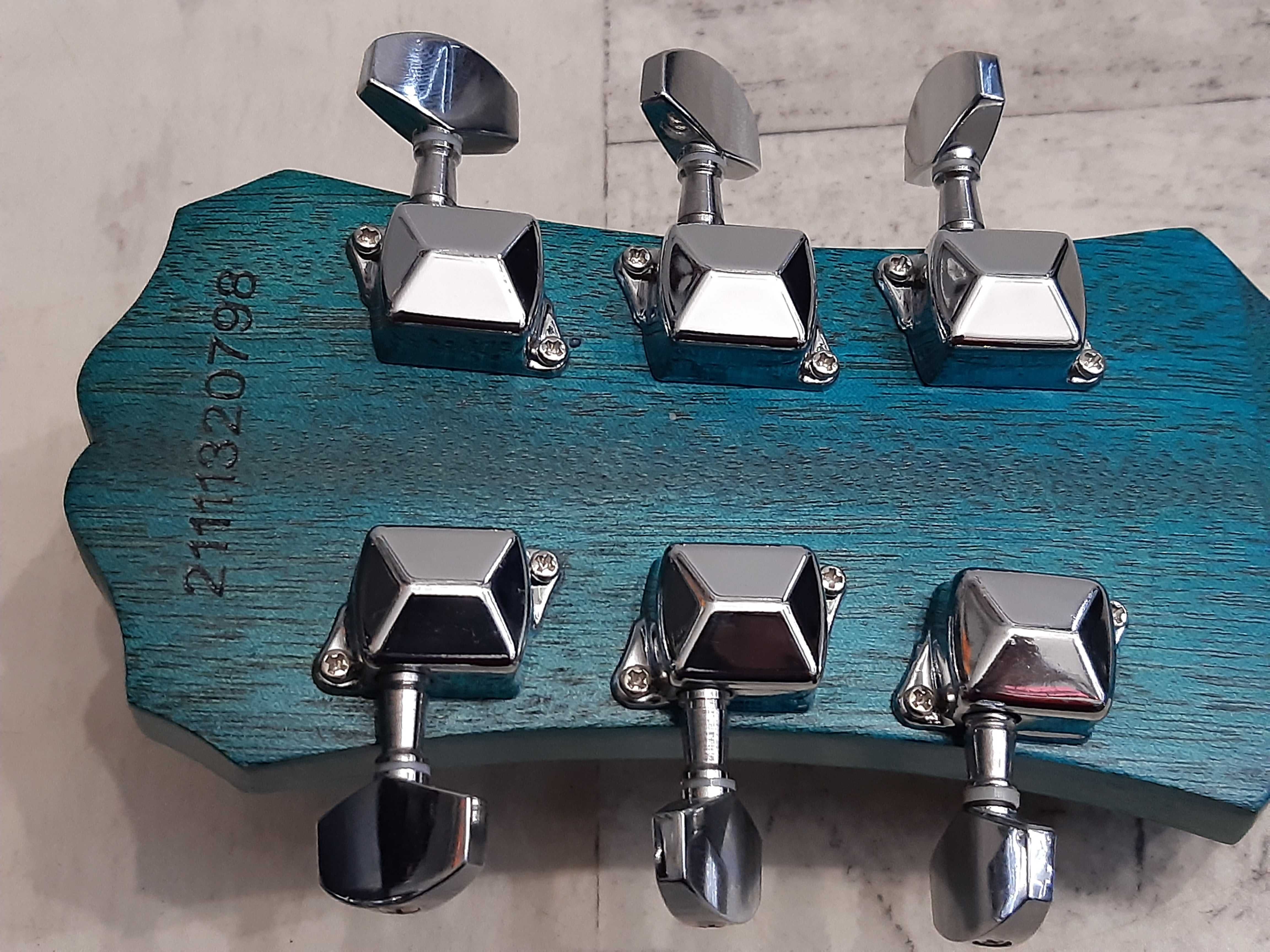 Gitara Epiphone Les Paul Turquoise Open Pore Matt-wysyłka Free-zamiana