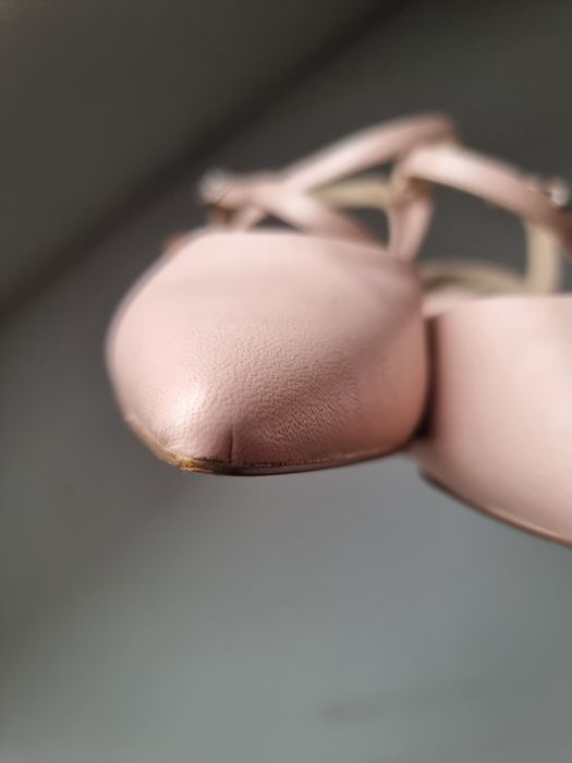 Caprice kitten heels obcasy czółenka sandałki czubek szpic