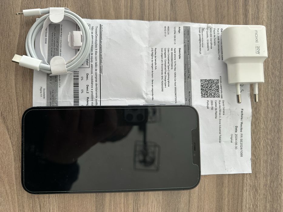 Iphone 12 Pro Max com fatura e mais de 2 anos de garantia