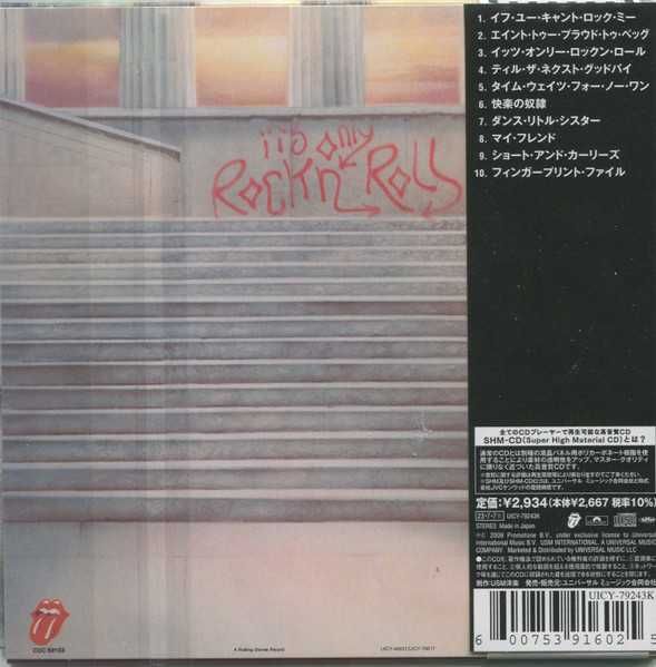 ROLLING STONES- It's Only Rock'n'roll -CD-( Japan, SHM-CD)-nowa ,folia