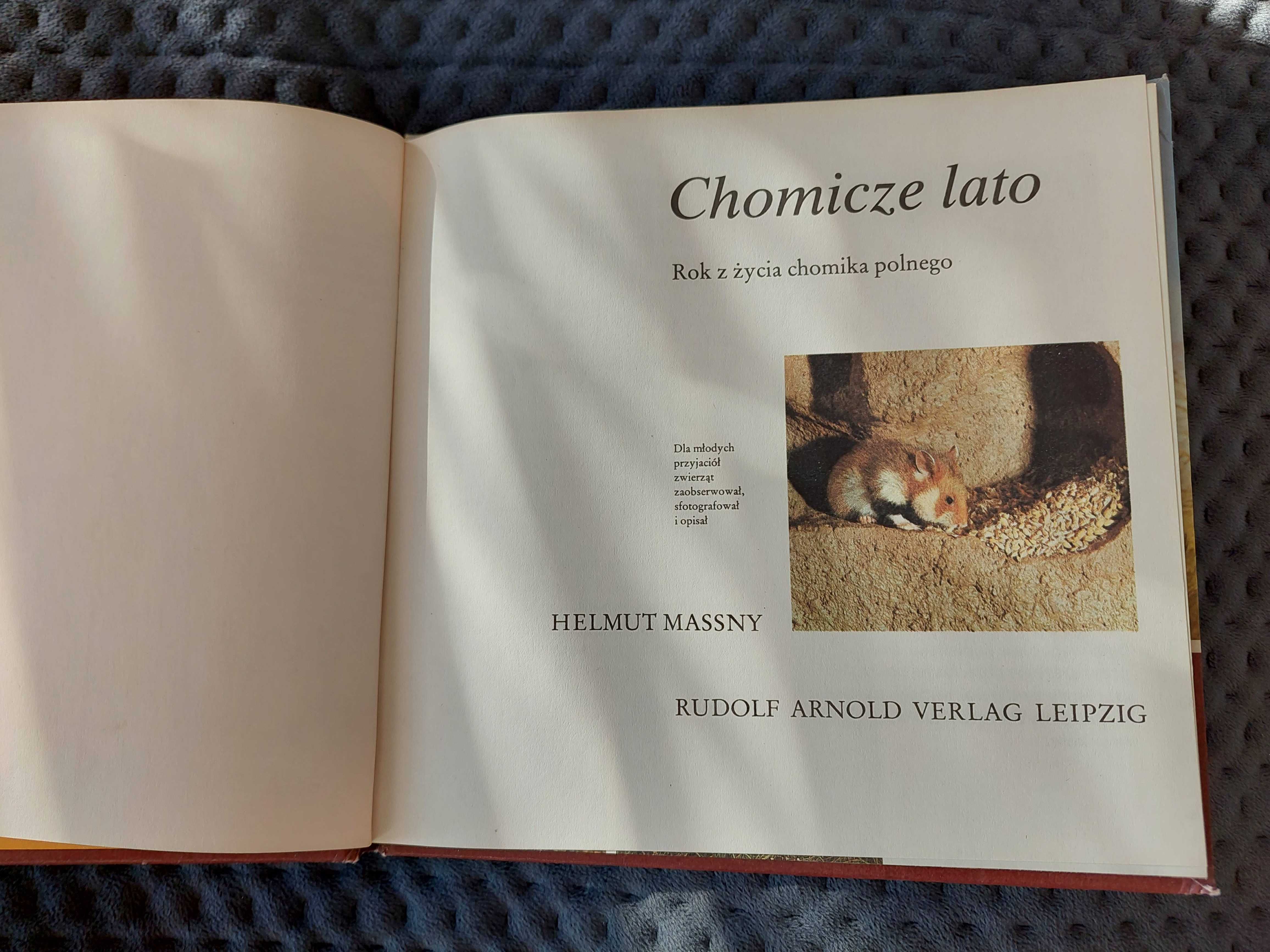 Książka "Chomicze lato" Helmut Massny.