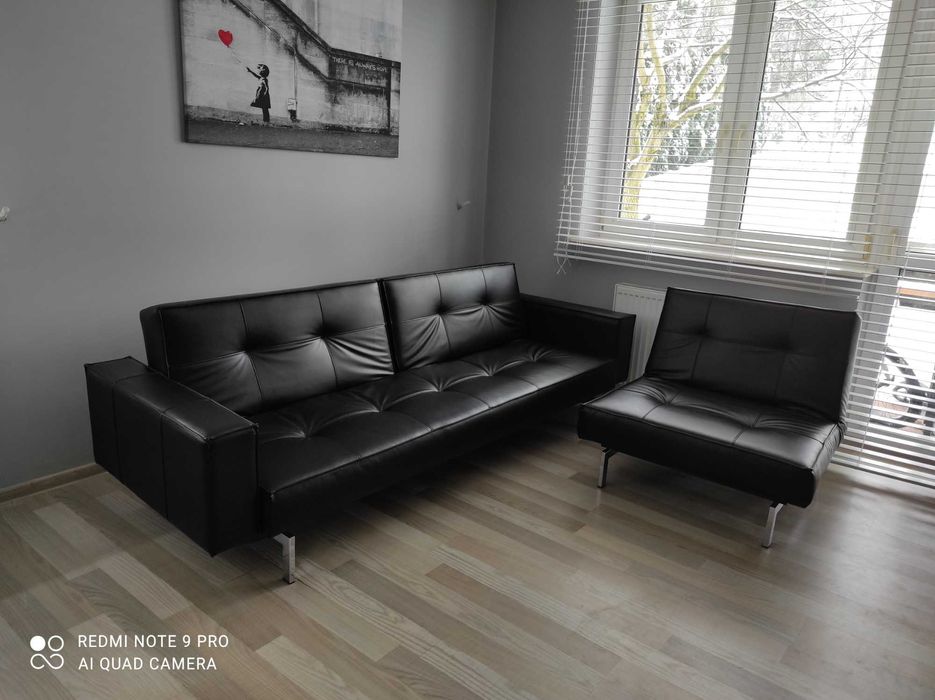 Innovation komplet sofa + fotel splitback