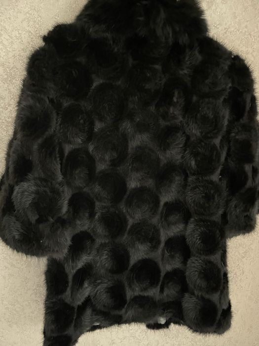 Куртка-балеро, жилетка міхова з рукавом 3/4