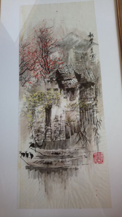 Obraz przywieziony z Chin