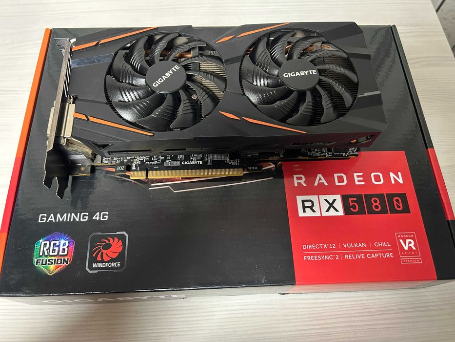 Відеокарта Gigabyte RX580 4Gb