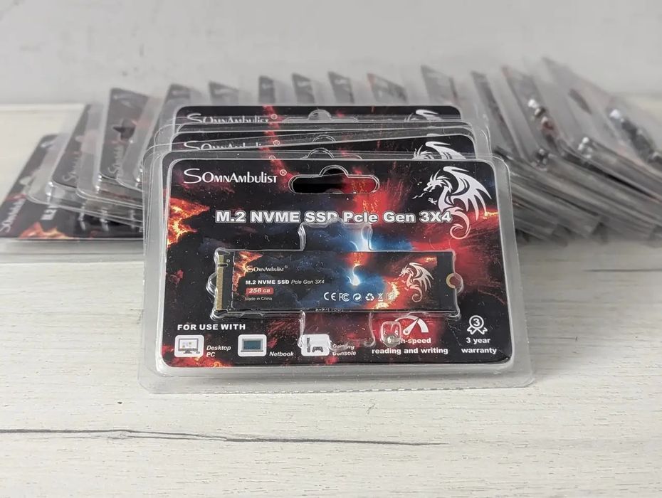 SSD m2 NVME pci-e 3.0, с установленными системами Windows 10 или 11