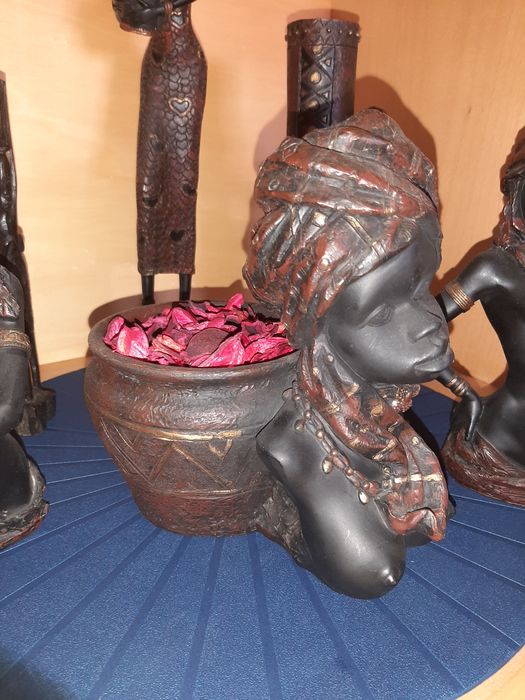 Conjunto de mulheres africanas