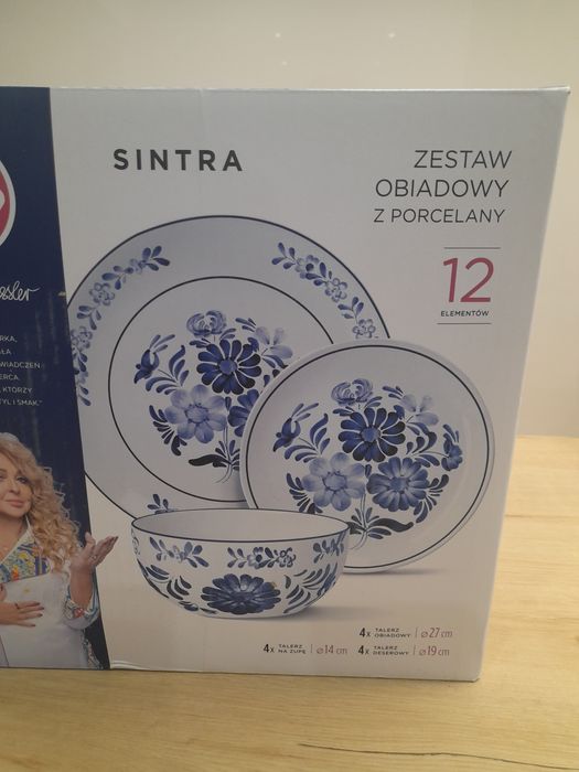 Zestaw obiadowyz porcelany mg 12 elementów