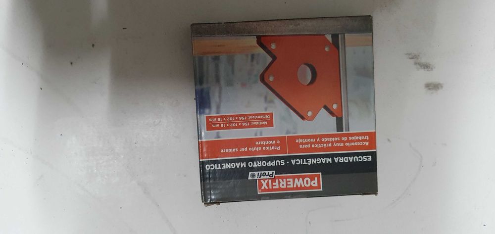 Íman angular pratico para soldar e montar-POWERFIX