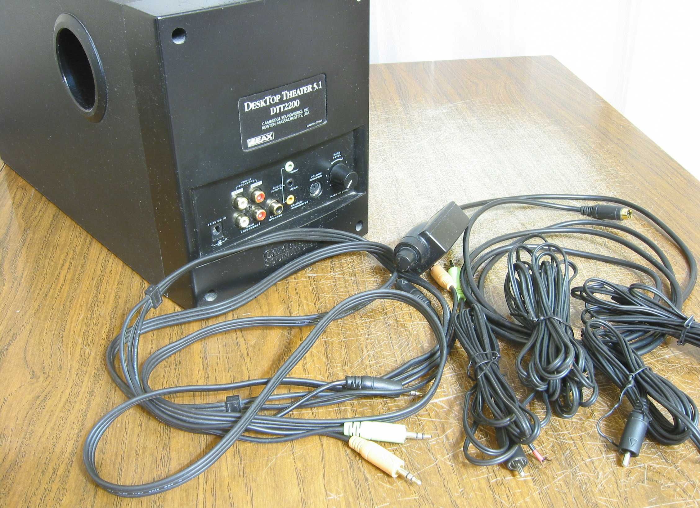 creative cambridge soundworks dtt2200 5.1 сабвуфер