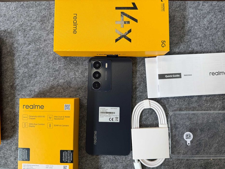 REALME 14X 5G 6RAM 128GB 50MPX 120Hz Gwar.Prod KRK Starowiślna 50 RATY