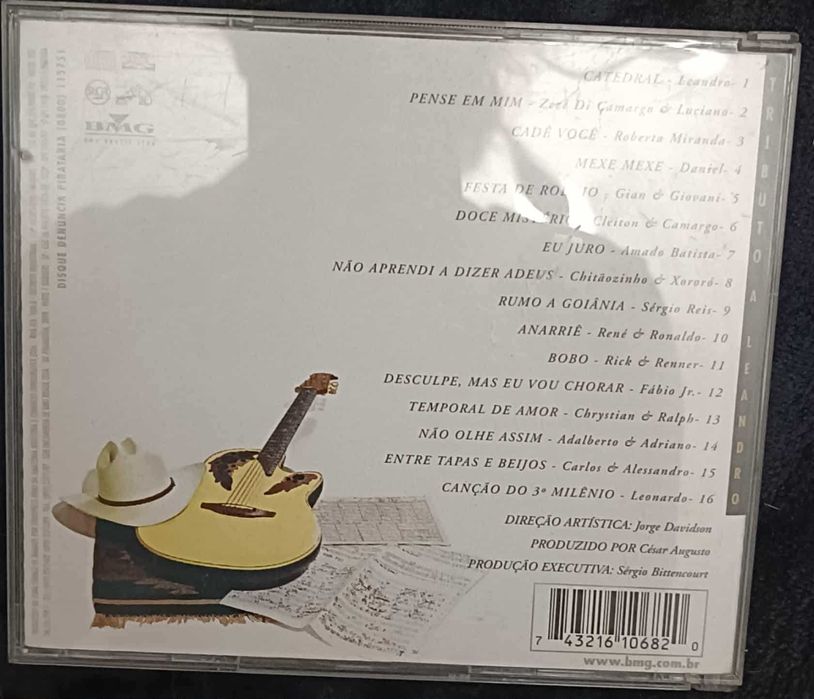 Cd "Tributo A Leandro" - bom estado