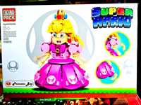 Nowy zestaw klocków klocki Super Mario Księżniczka 265 el - zabawki