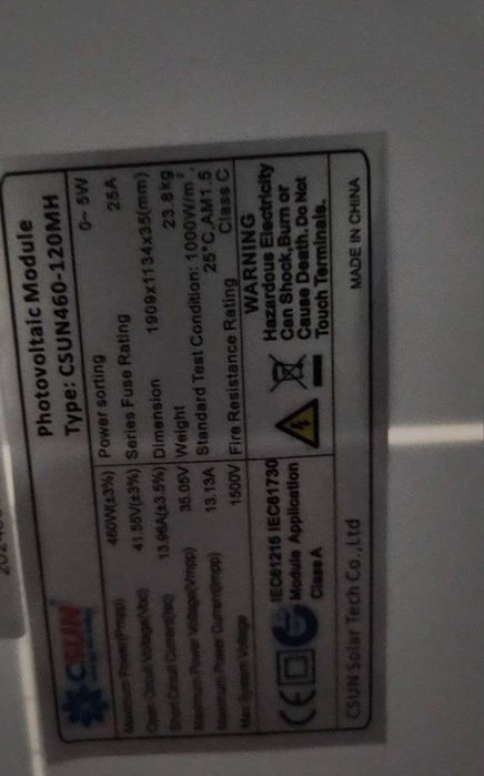 Panele fotowoltaiczne CSUN OKAZJA!