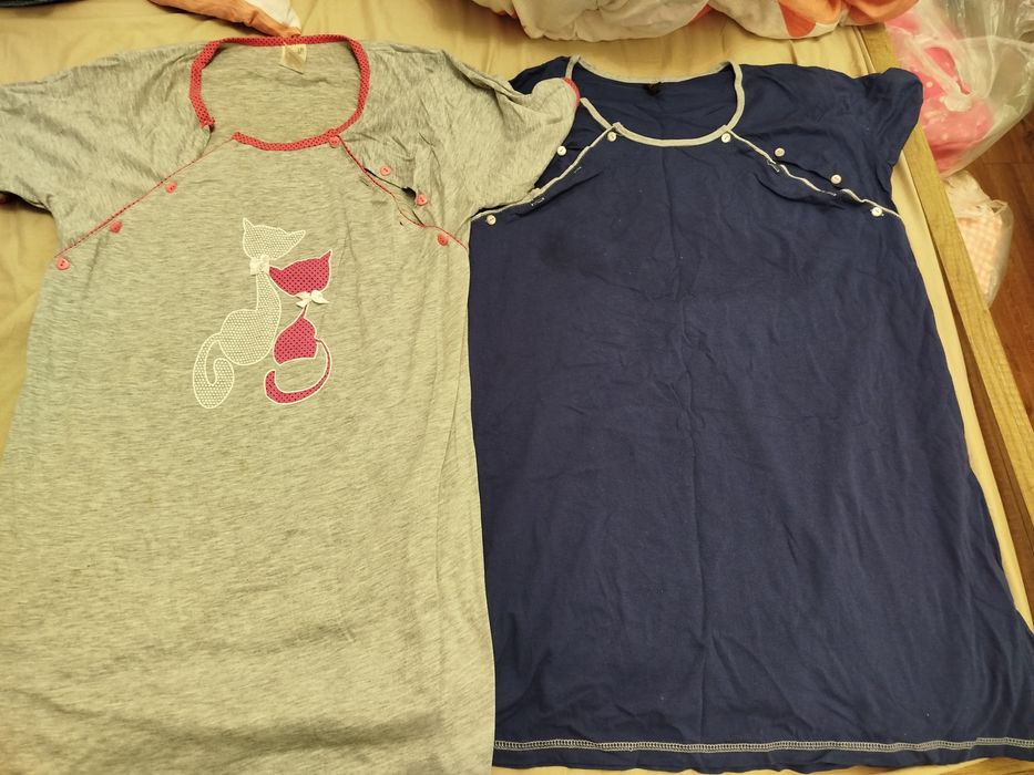 Koszule nocne do karmienia.