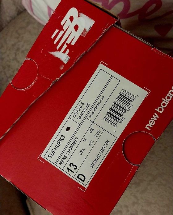 Шлепки мужские New Balance 48-49р