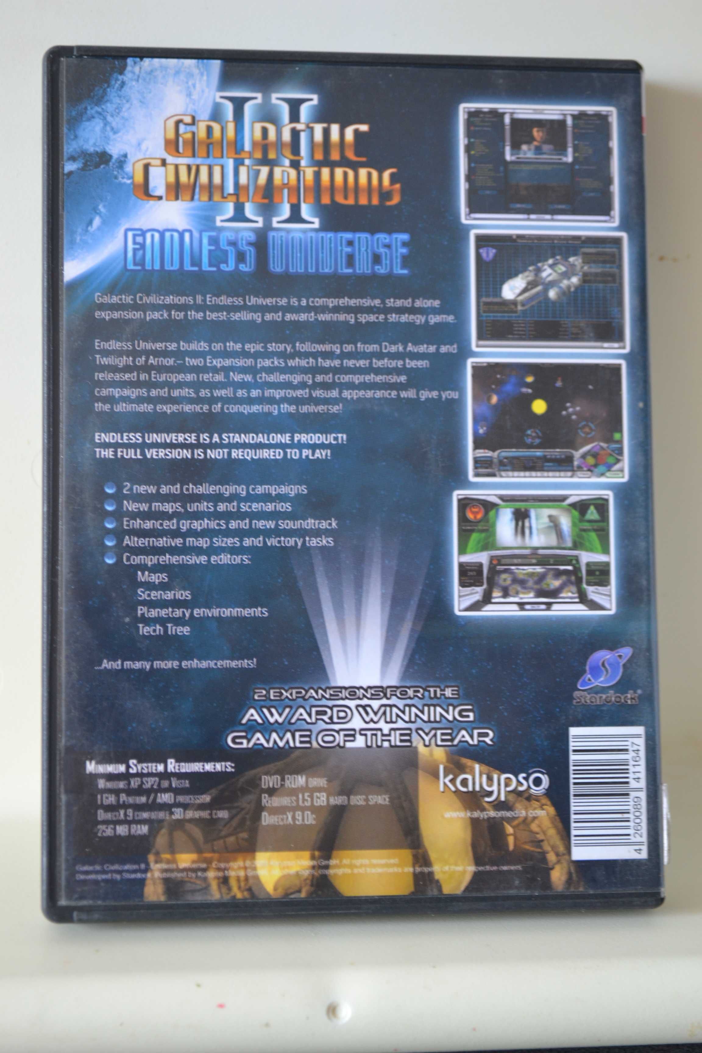 Galactic Civilization II  Endless Universe  PC