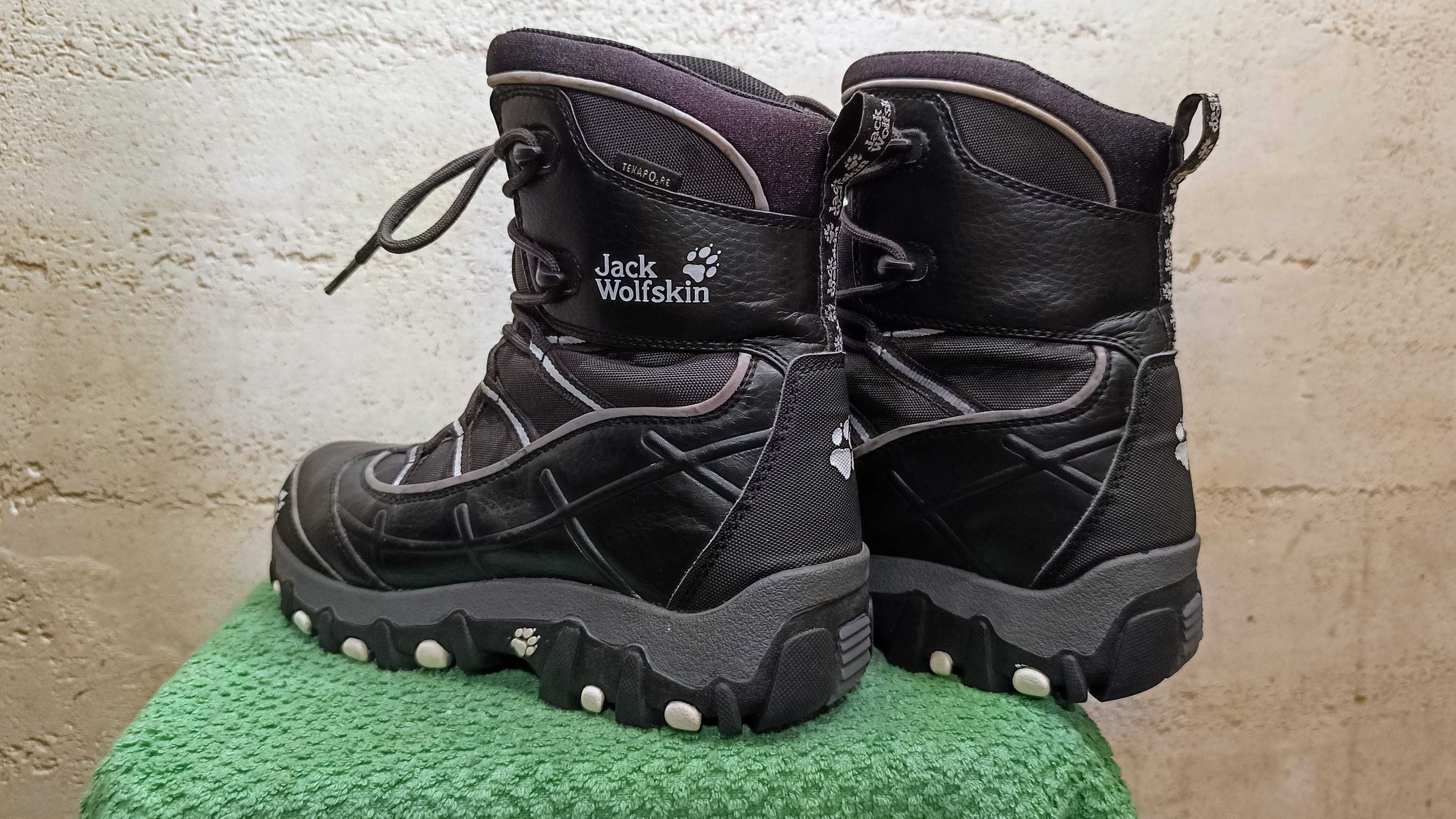 JACK WOLFSKIN SNOWSCAPE TEXAPORE r.39 skóra stan bardzo dobry