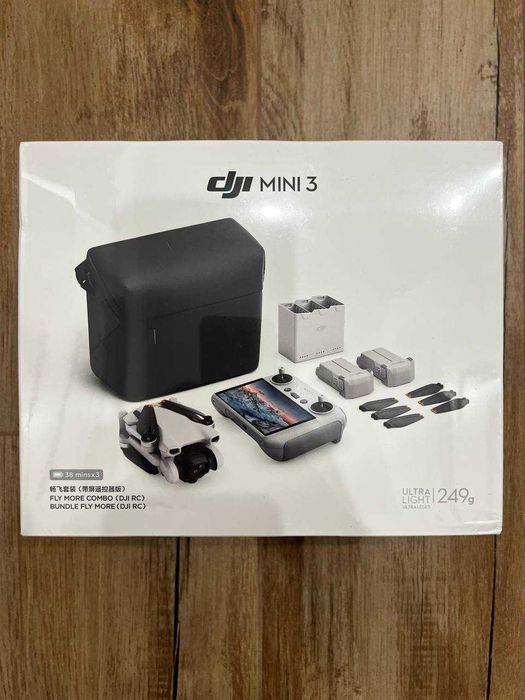 DJI Mini 3 Fly More Combo 4K Nowy, europejska wersja