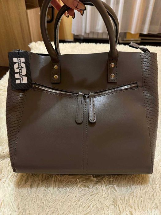 Сумка жіноча сіра