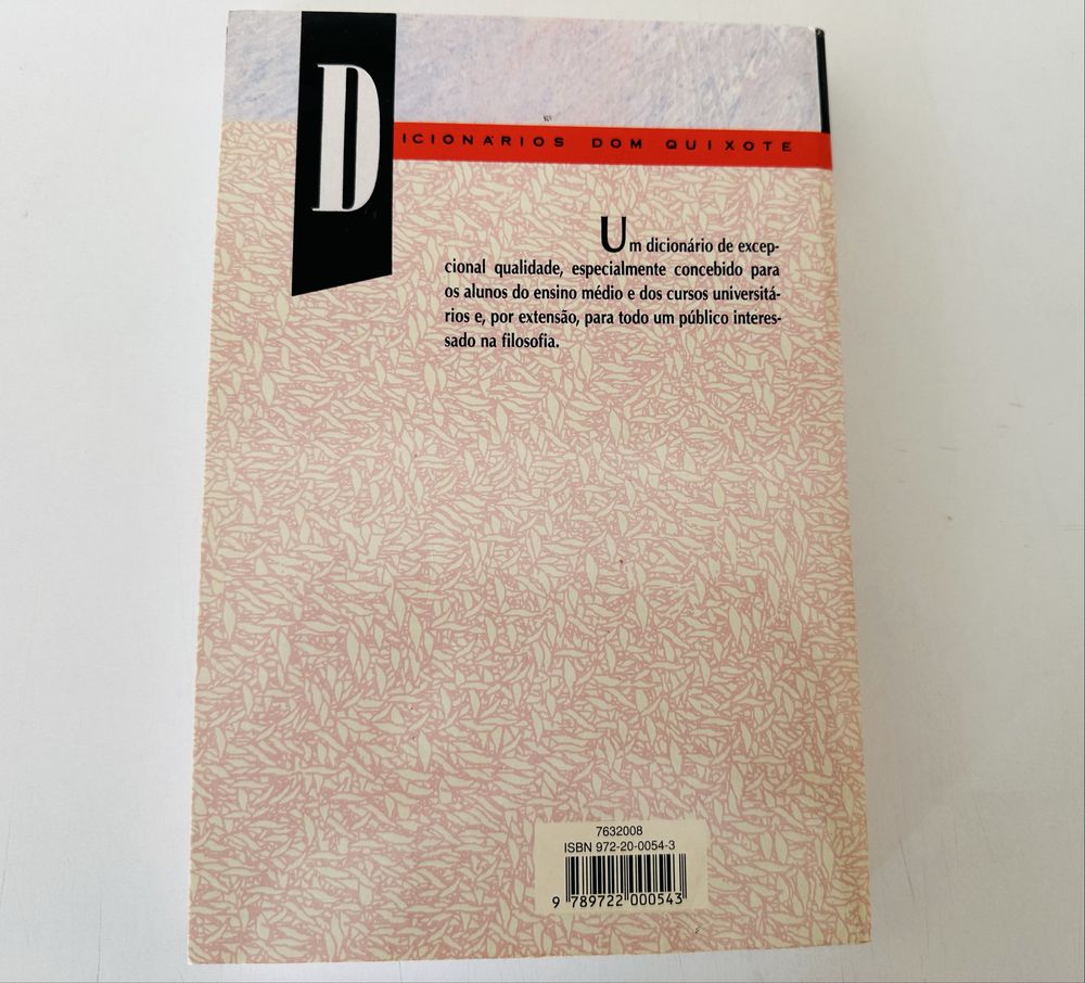 Dicionário de Filosofia de José Ferrater Mora (com envio)