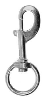 Karabinek pojedynczy krętlik 120 mm