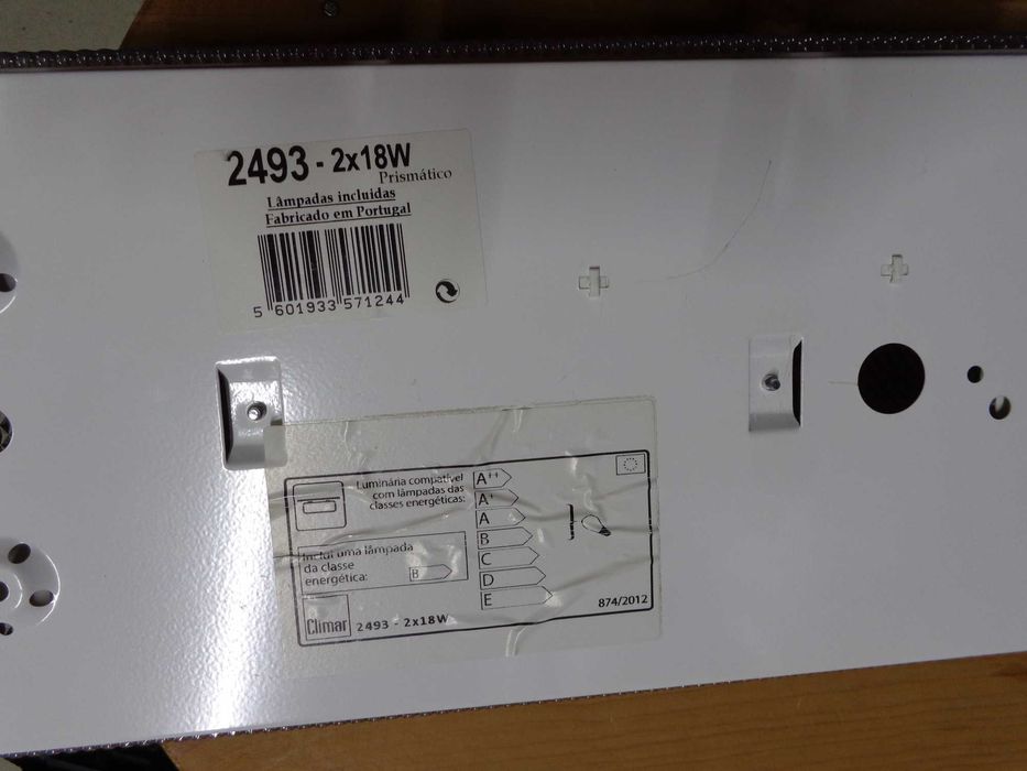 Candeeiro Rectangular acrílico