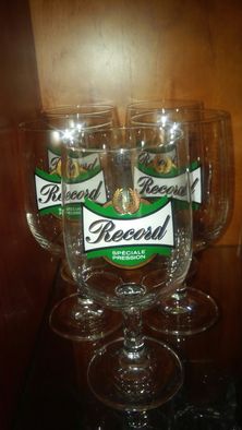 5 Copos cerveja Record