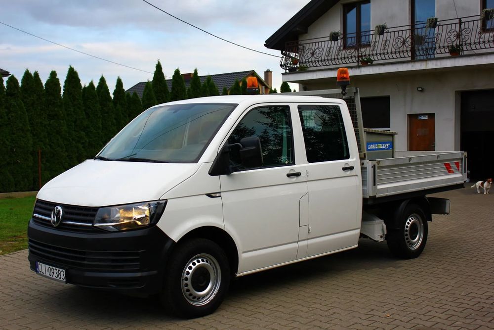 Volkswagen Transporter T6 2.0 TDI 102KM DOKA BRYGADÓWKA 6 OSÓB FV23%  T6 2.0 TDI 102KM DOKA BRYGADÓWKA 6 OSOB Perfekt Auto FV23%