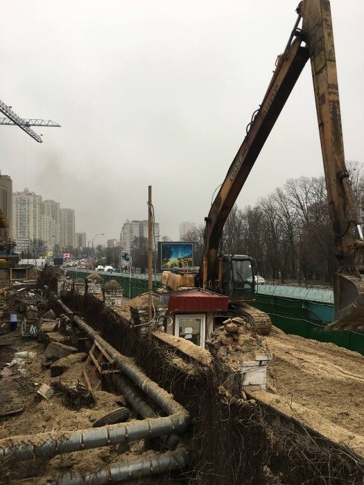 Услуги аренда экскаватора