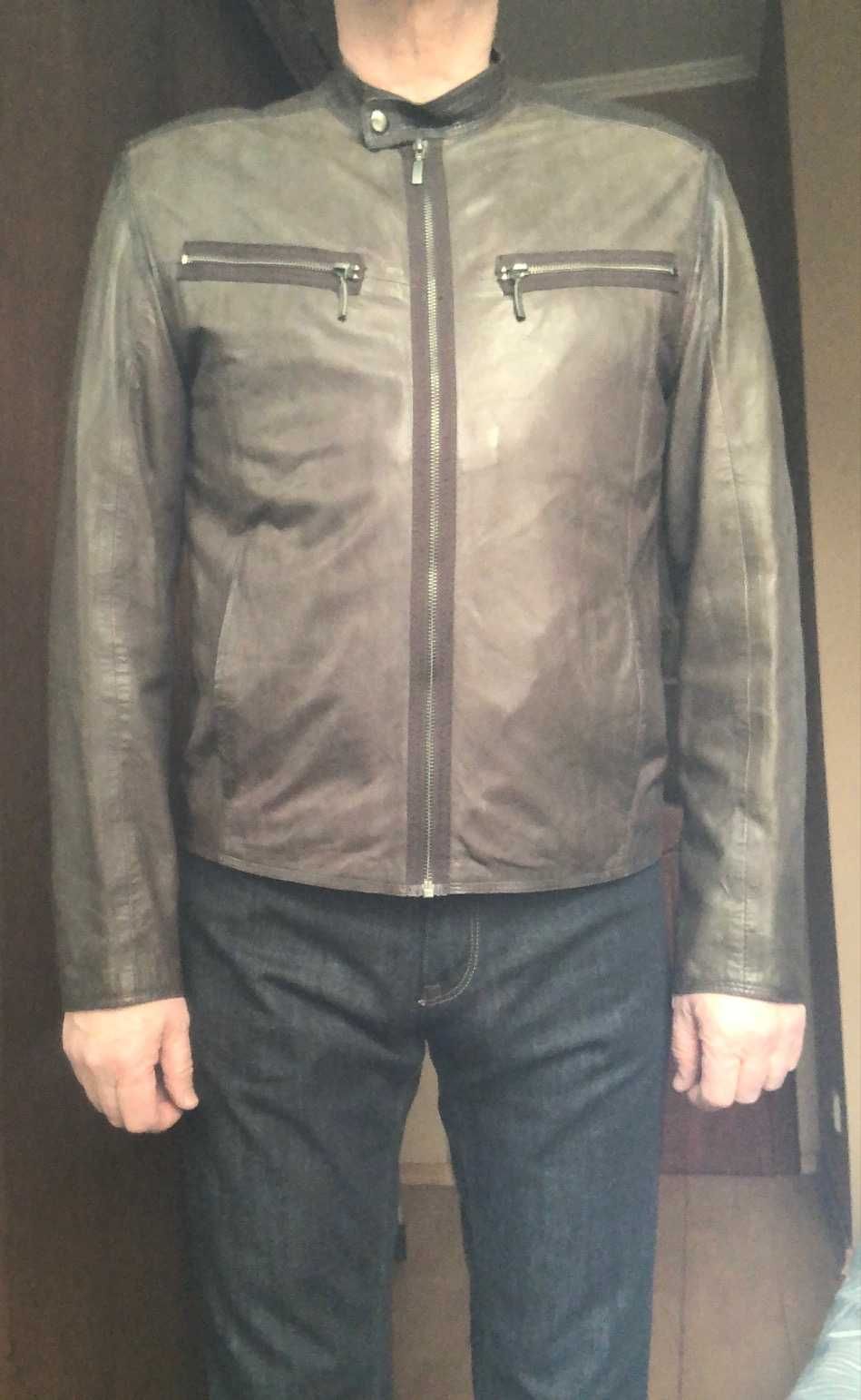Кожаная куртка-бомбер John Lewis (Англия)