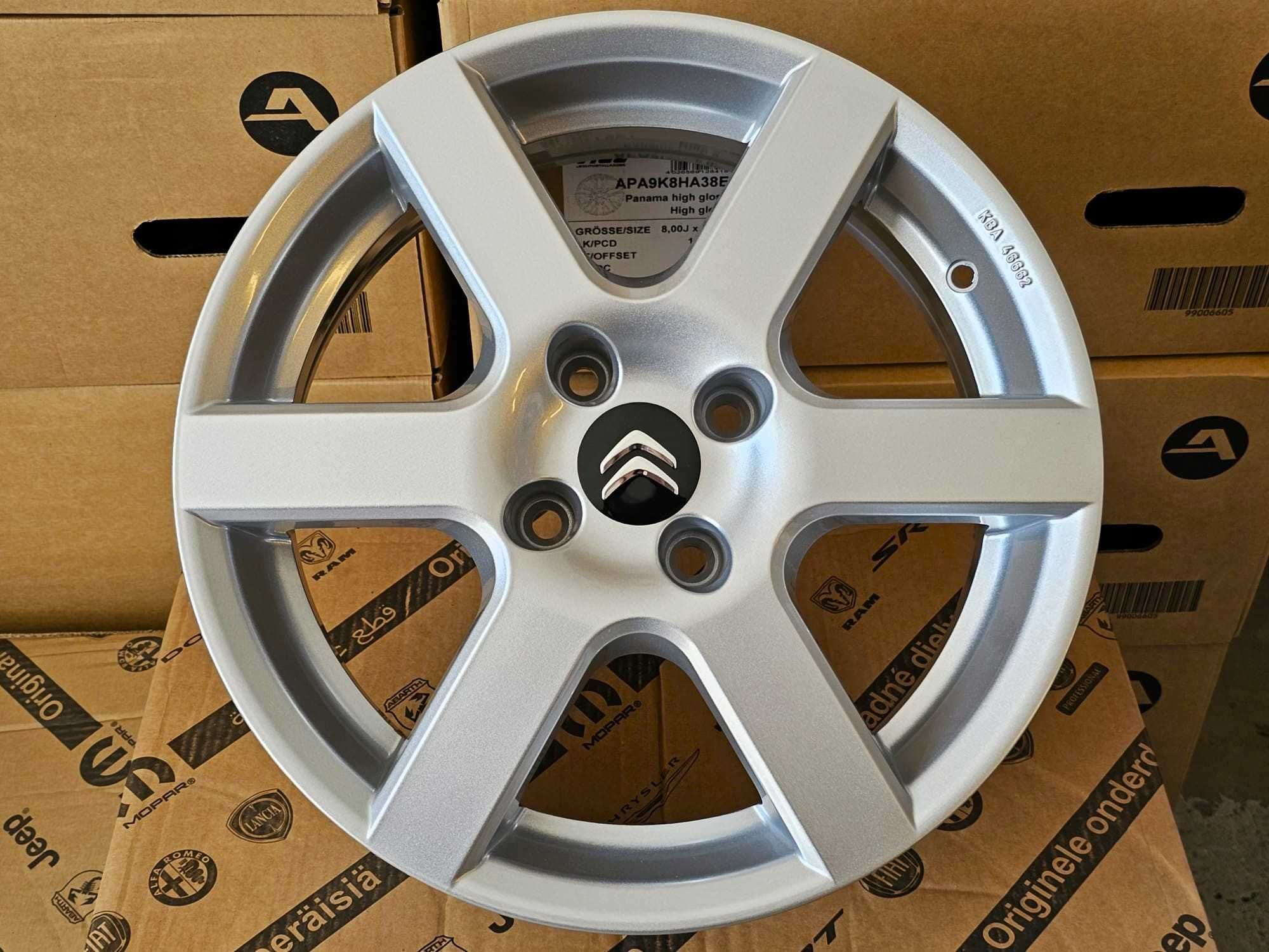 Alufelgi 4x108 16 ET26 Citroen C2 C3 C4 C5 Berlingo Picasso DS3 DS4