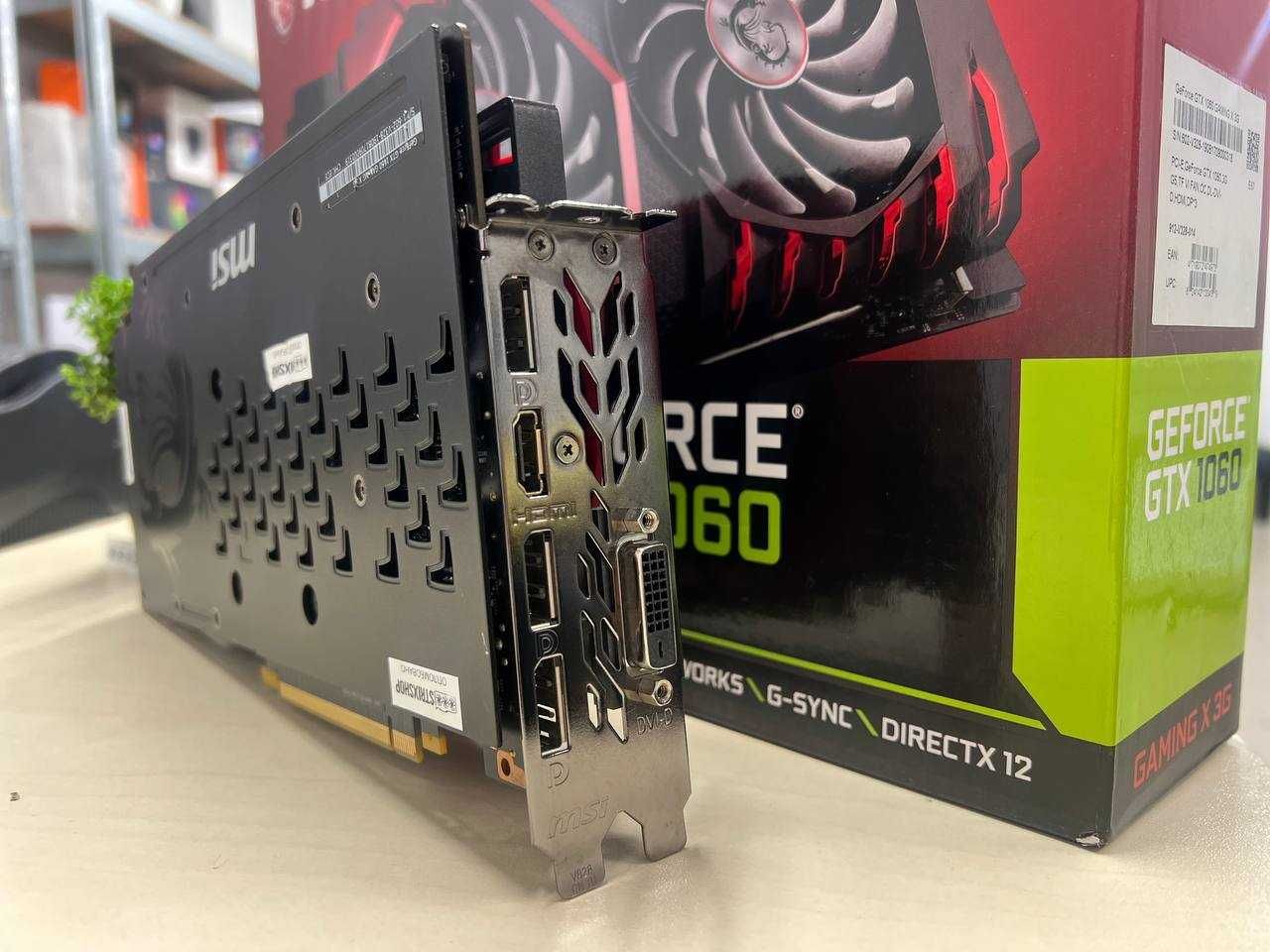 Відеокарта MSI GTX 1060 6Gb Gaming X Б/в + Гарантія 3 місяці!