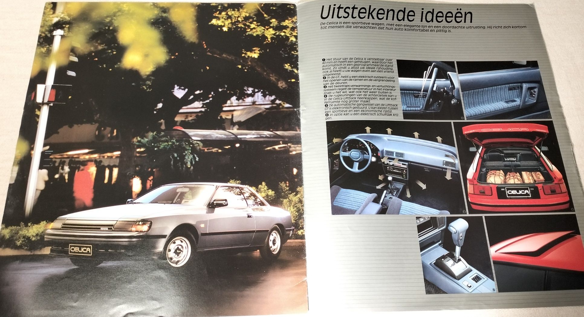 Revista Promocional Toyota Celica 1987