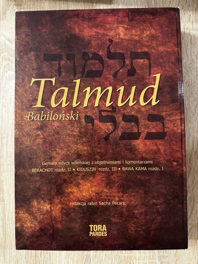 Talmud babiloński. Tora Pardes. Sacha Pecaric. Nowy.