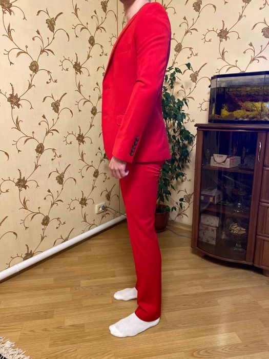 Чоловічий випускний костюм (розмір XS), костюм двійка, вечірній костюм