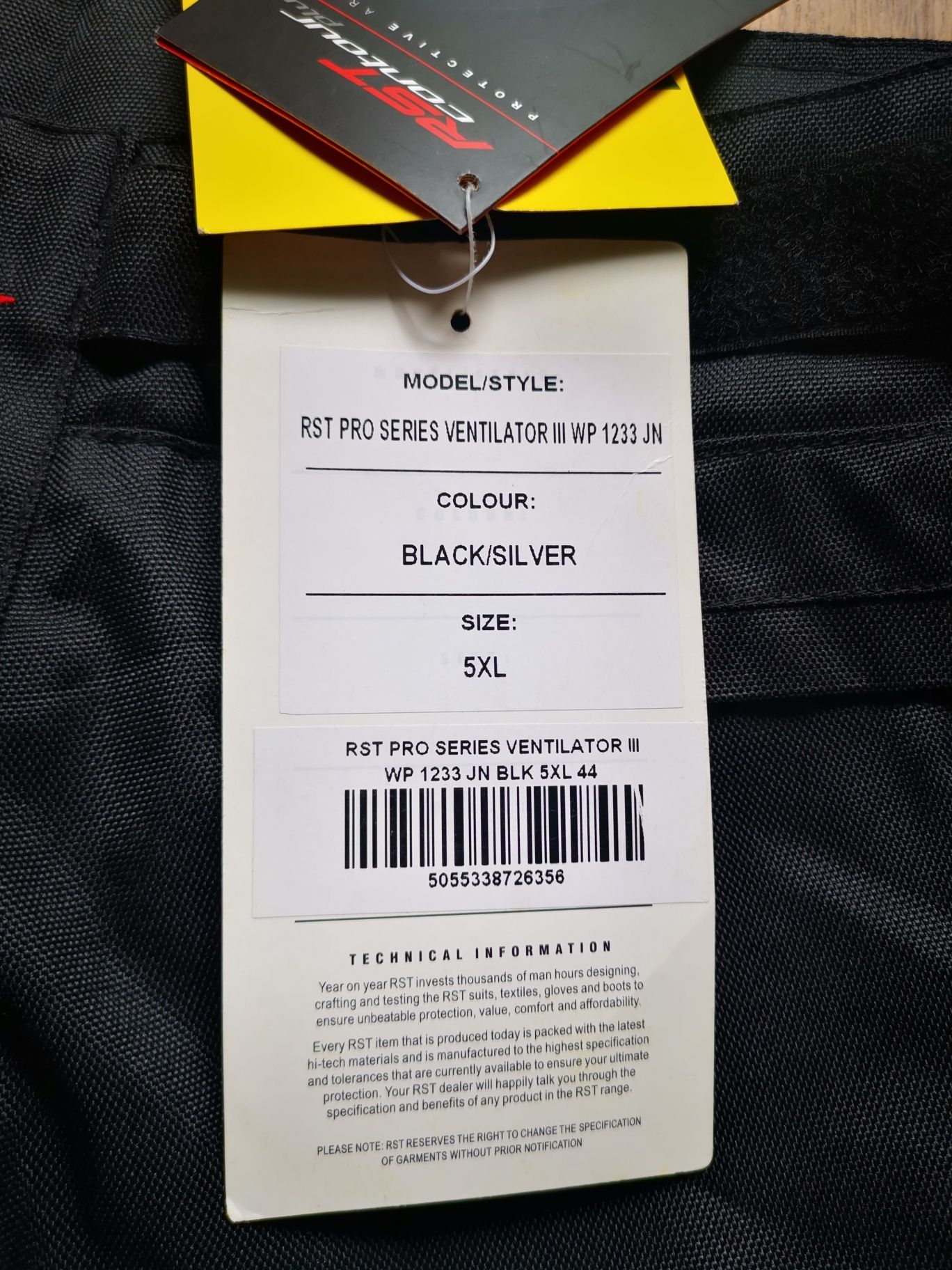 RST Pro Series spodnie motocyklowe męskie 5XL