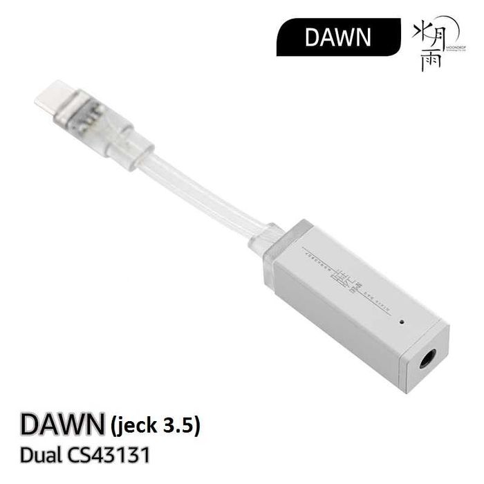 ‼️Moondrop Dawn (Jeck 3.5/4.4) - портативный ЦАП DAC усилитель CS43131